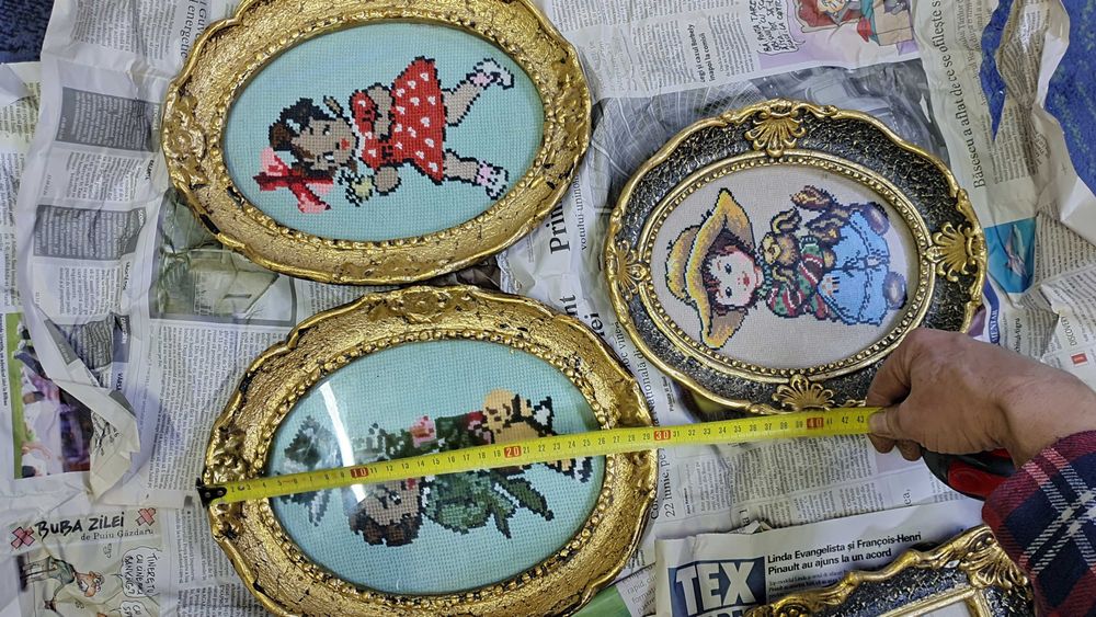 goblenuri cusute manual  cu valoare de arta