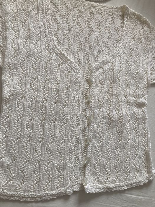 Bluza, cardigan crosetat din lanica fina