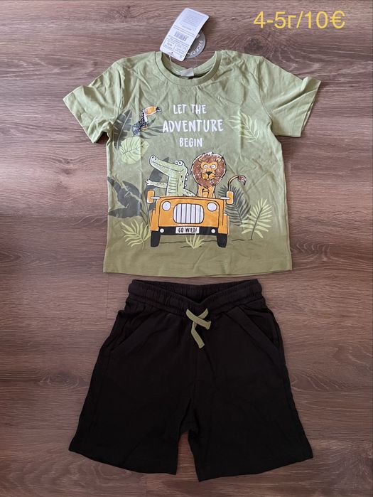 Нови пролетни и летни комплекти, блузи и панталони, 110,см