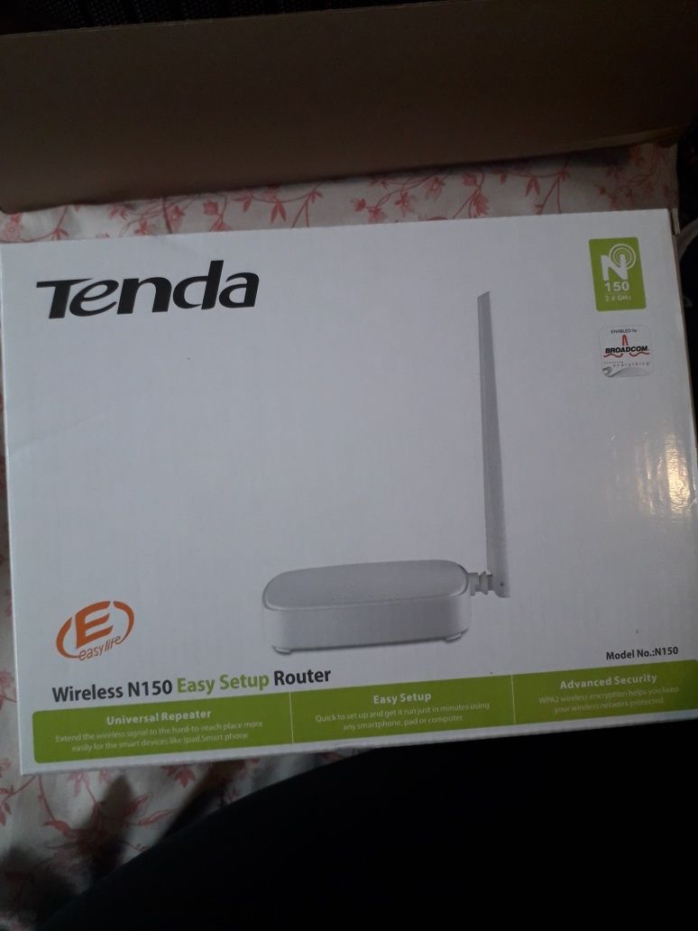 Tenda Wireless N150 Easy Setup Router - TENDA 
