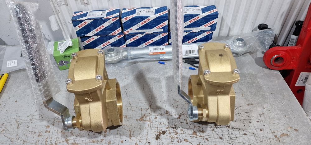 Vană robinet vidanja 4 toli import Italia cu filete pe ambele părți pr