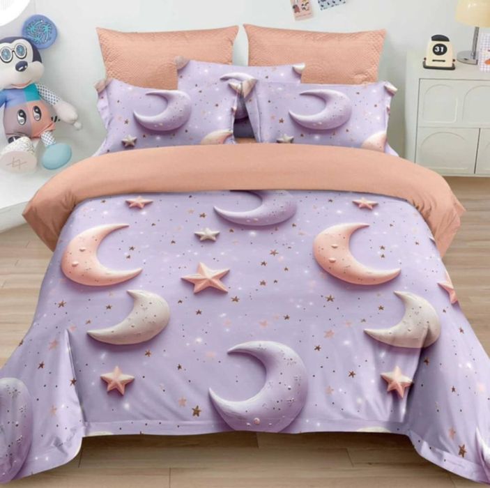 Lenjerie de pat finet 6 piese pentru pat dublu