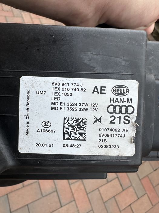 Far audi a3 8v fullled