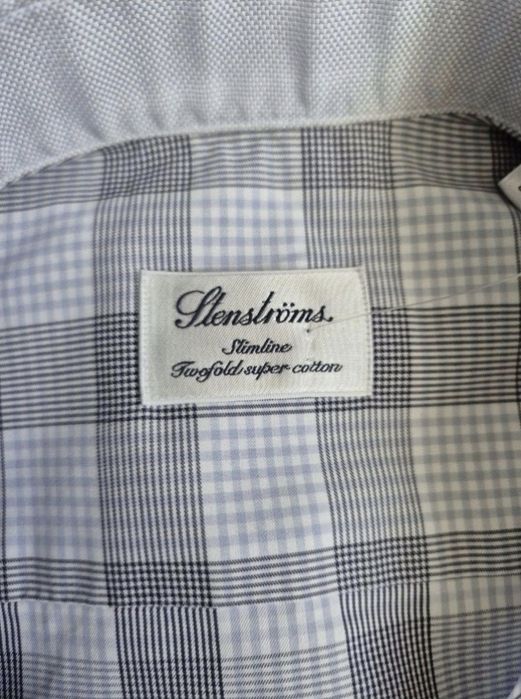 Cămașă de lux Stenströms, Bărbați, Twofold Super Cotton - 39