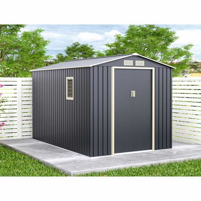 Casuta de gradina Archer Plus C3 213x322x205 cm, cu baza metalica
