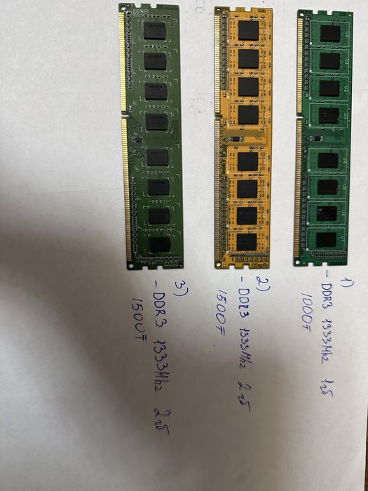 Плашки оперативной память