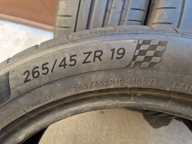 4 Michelin R19 265/45-295/40
спорт пакет 
летни гуми
DOT0519