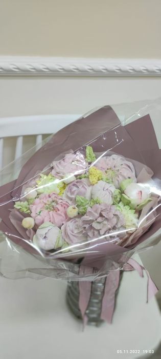 Зефирные цветы зефир