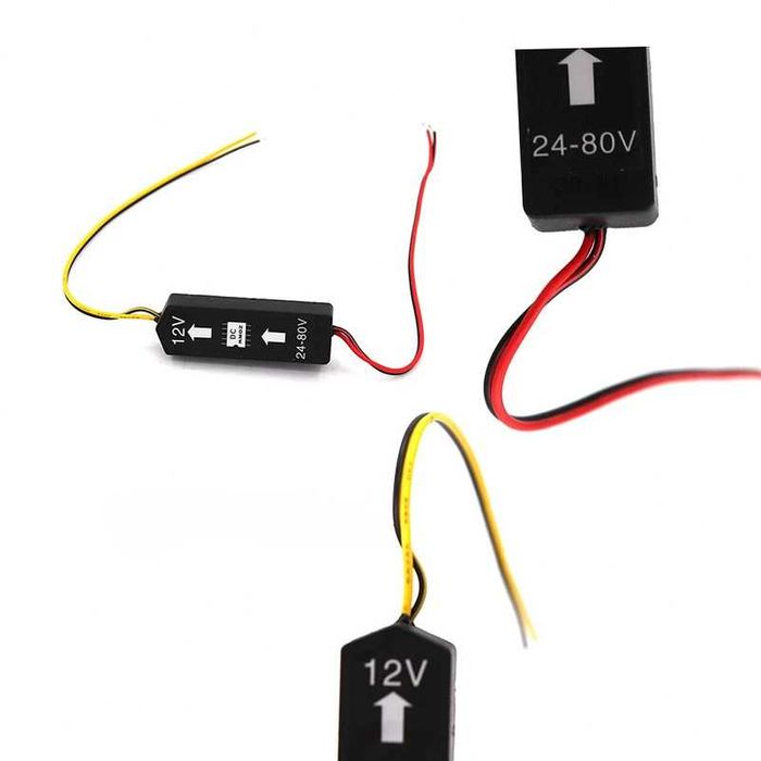 Convertor tensiune 12V - 24V-80V scuter electric Citycoco / Harley