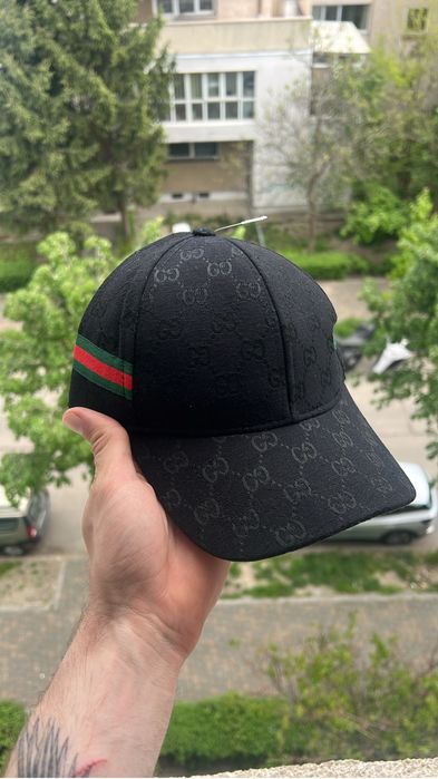 Sapca Gucci Alb/Negru *Impecabila*