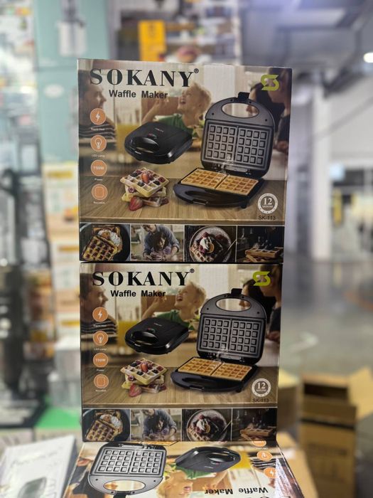 Вафельница Мультипекарь Антипригарный Блины Вафли Mivan Sokany