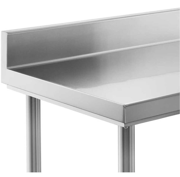 Masa de lucru pentru bucatarie,masa inox cu polita cu sau fara rebord