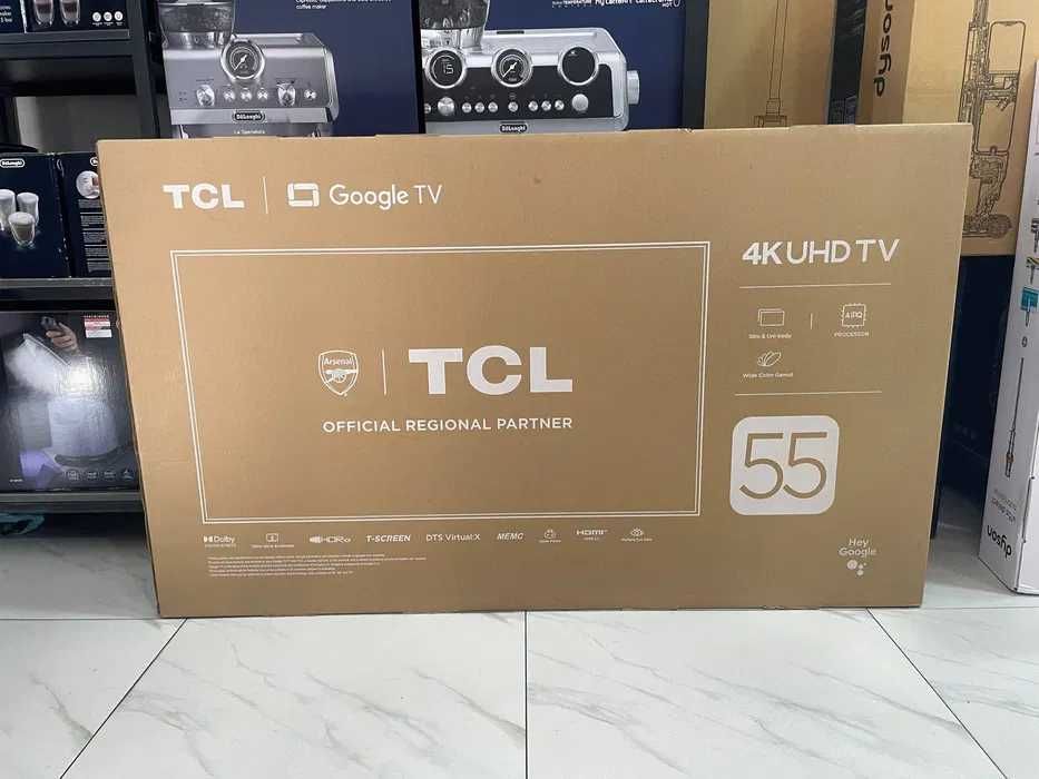 Телевизор TCL 55 V6C 4K HDR Google TV официально дилер доставка бонус