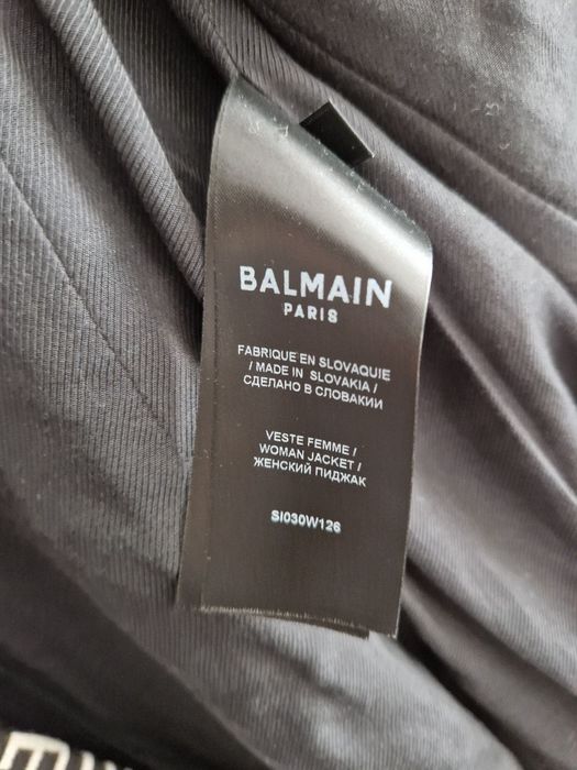 Дамски блейзър Balmain Monogram Padded Blazer