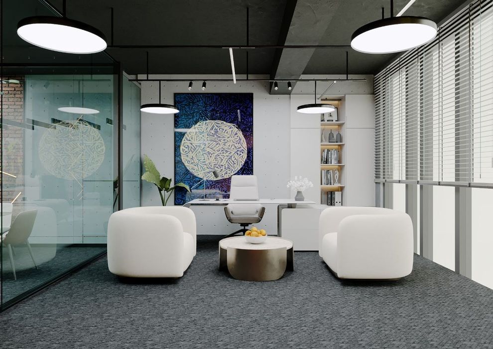 Аренда готовый офис с мебелью и техникой в Nestone, высокий етаж.