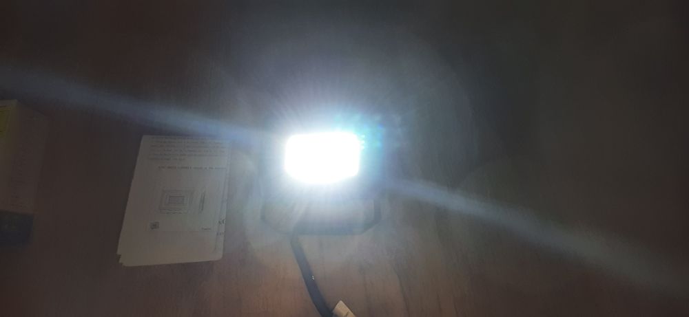 Proiector Led 10W,800 lm,lumina rece,6000 K,Aluminiu,negru,IP65,Nou