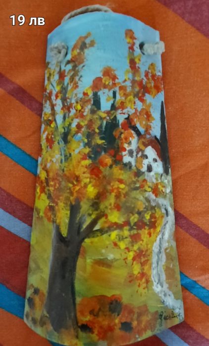 Ръчно рисувани малки керемидки