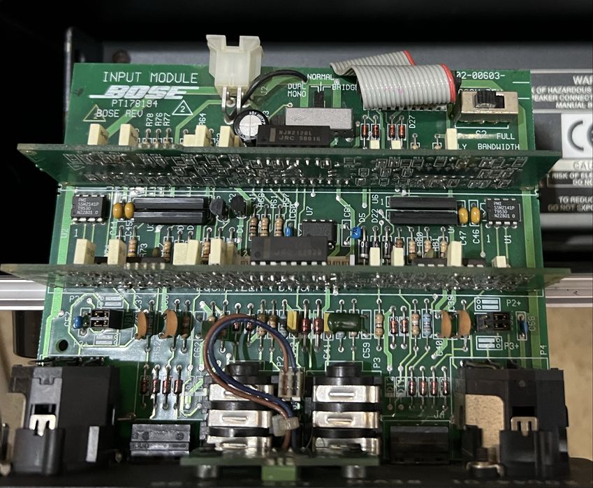 BOSE 802 Series II Full Set PRO 4 boxe + Amplificator 1800-V + EQ card