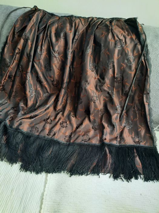 Sort dama elegant din satin, matase sau voal