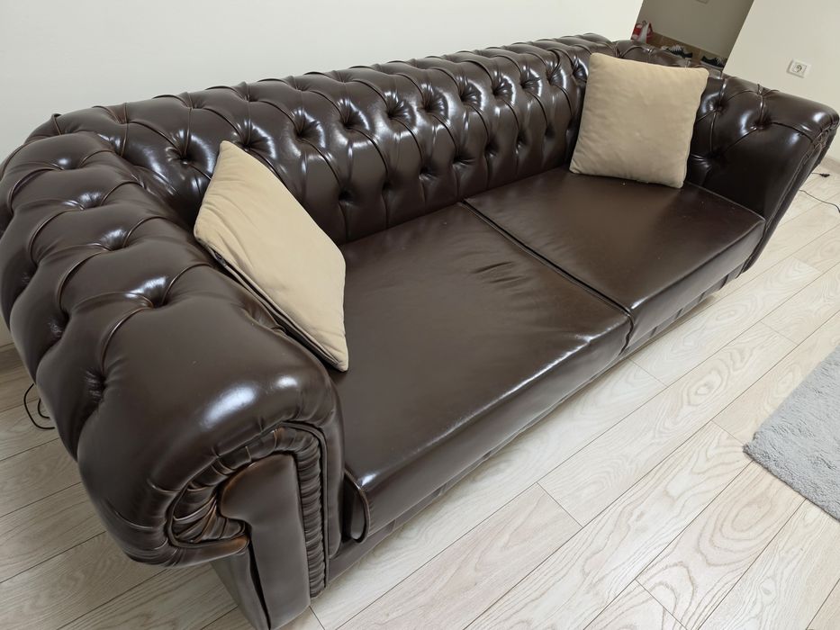 Canapea 235 cm Maro