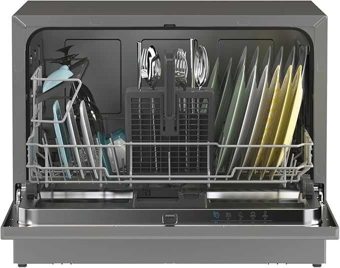 Нова мини/малка съдомиялна кубче Candy Rapido CP 6E51LS 6 комплекта