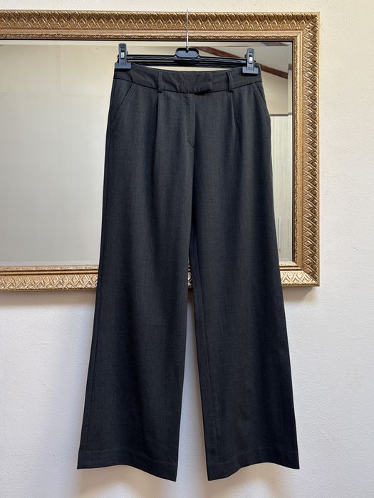 Gerard Darel, premium, 77% lână, pantaloni gri, stofă