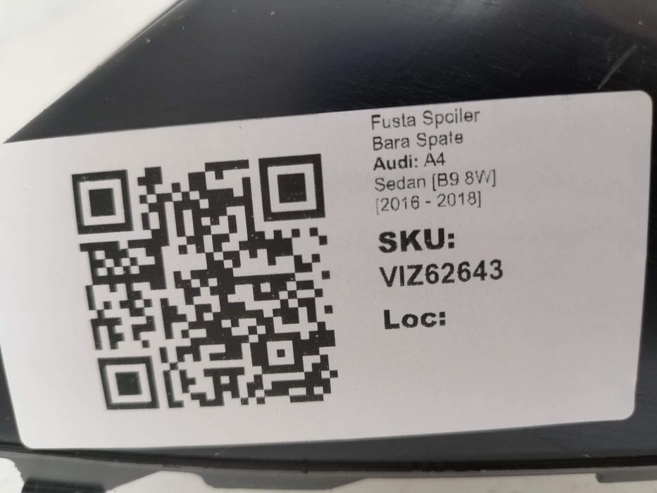 Спойлер За Задна Броня / Spoiler Za Zadna Bronya Audi A5 2 S-Line Orig