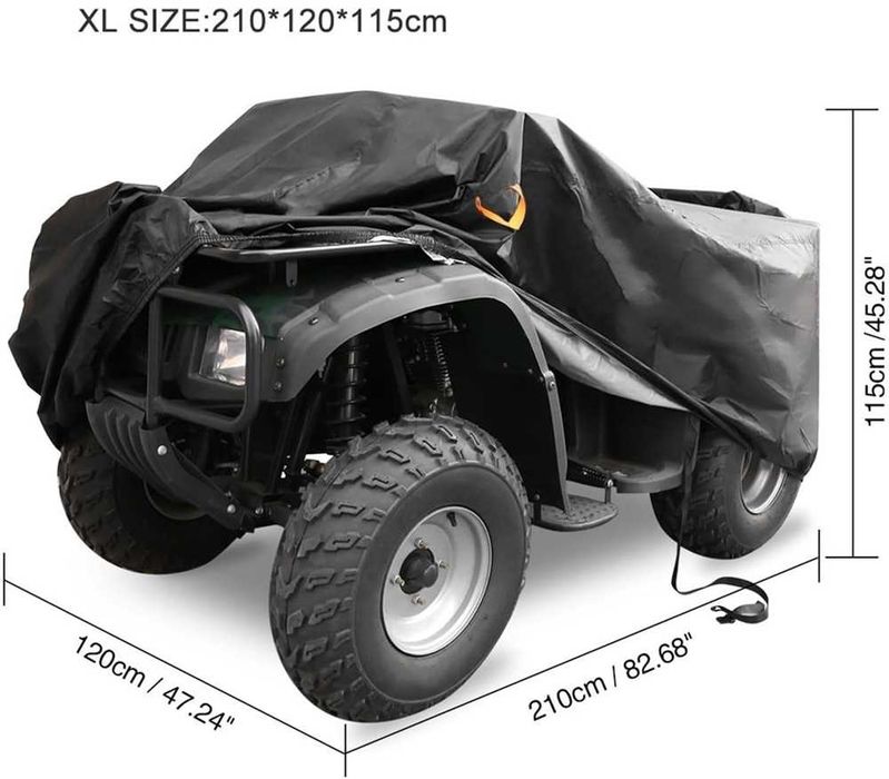 Водоустойчиво Покривало/Брезент за ATV - XL (210х120х115)