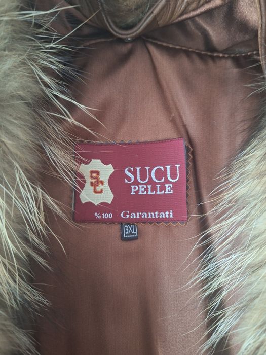 Geaca piele naturala