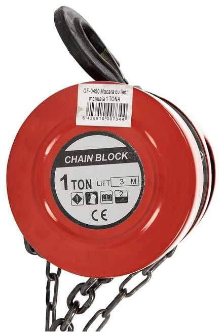 Macara cu lant, Scripete cu lant 1 tona. Nou ambalat!