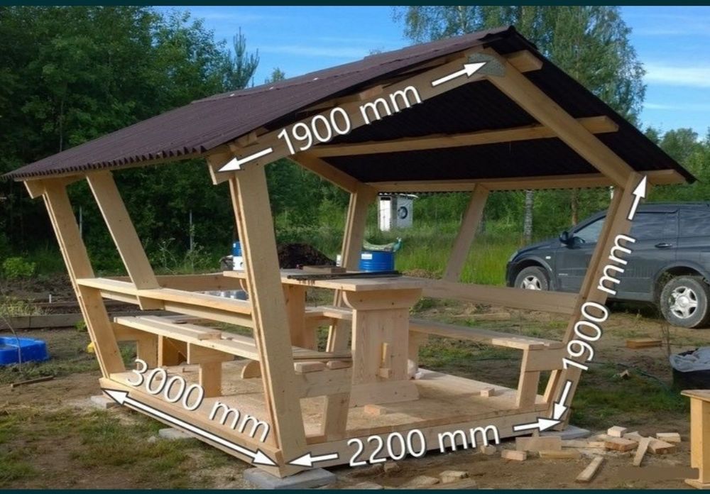 Беседки из дерева