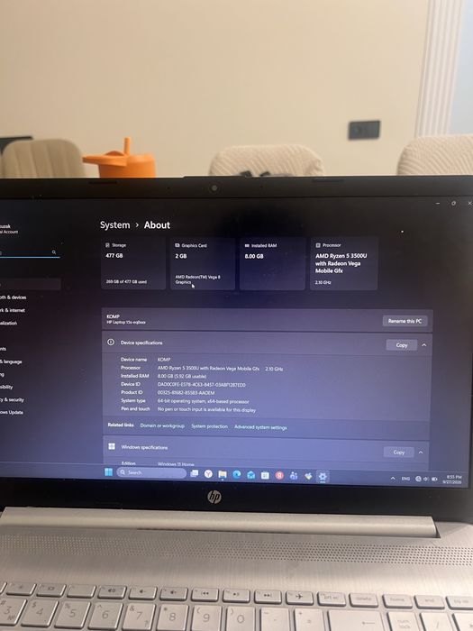 Ноутбук HP для работы