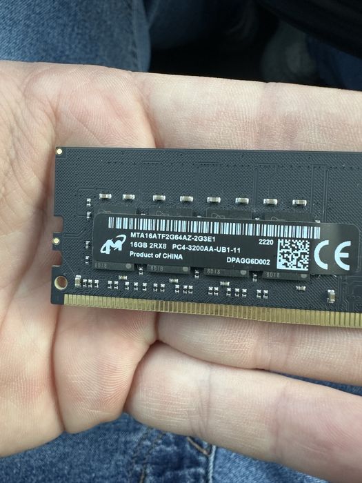 16gb Ddr4 озу 3200mhz