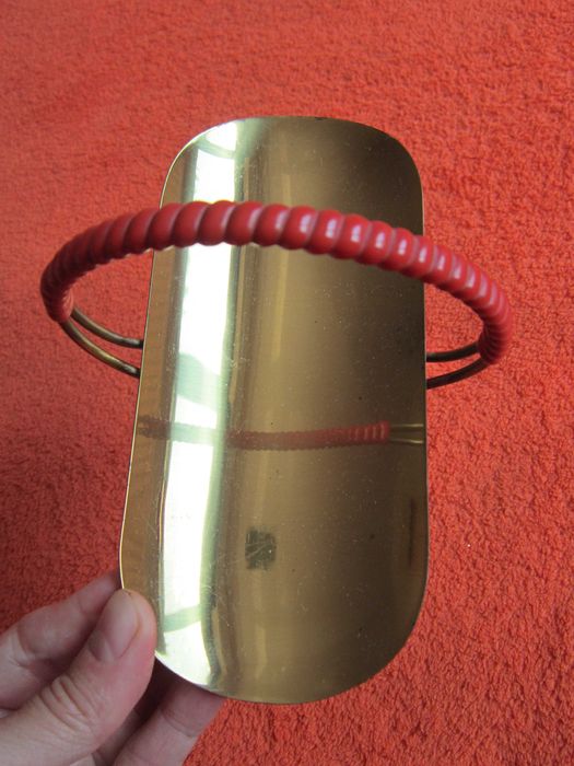 cadou rar Vas Emil Funk Tray Post-Bauhaus alama Germania 1950