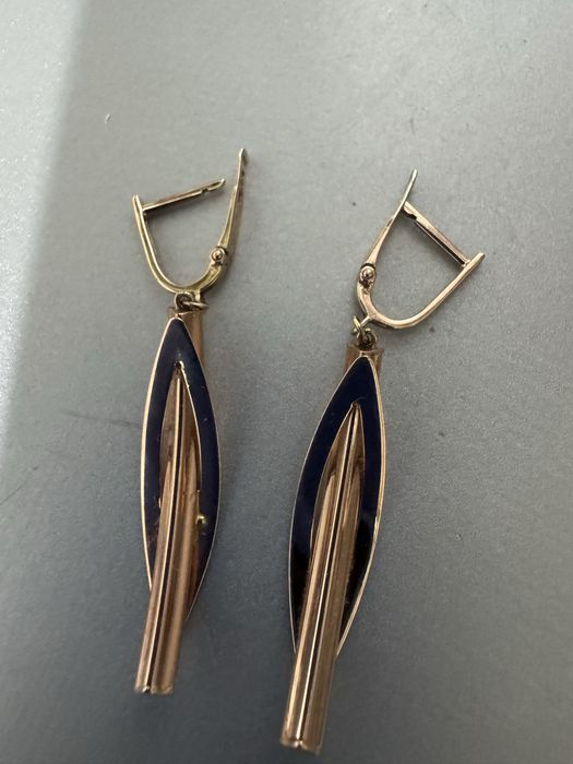 Золотые серьги 585 проба