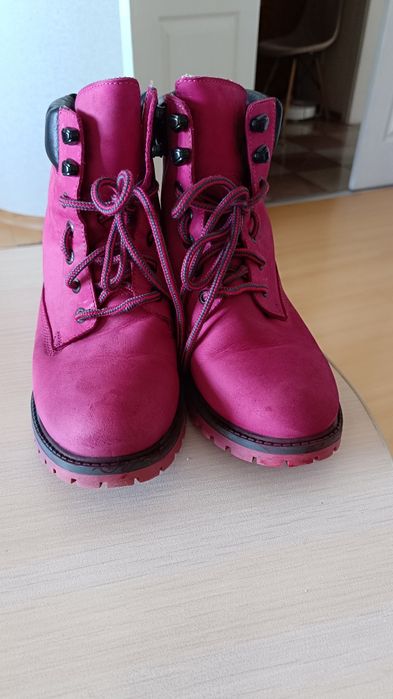 Ботинки зимние нубук