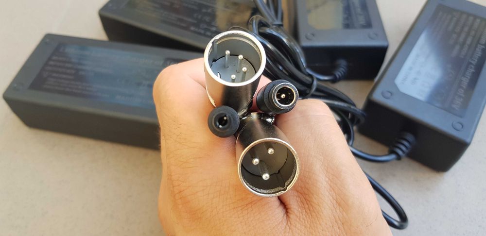 Incarcator bicicleta electrica, trotineta, 3pini/4pini/5.5mm/8mm - 36v