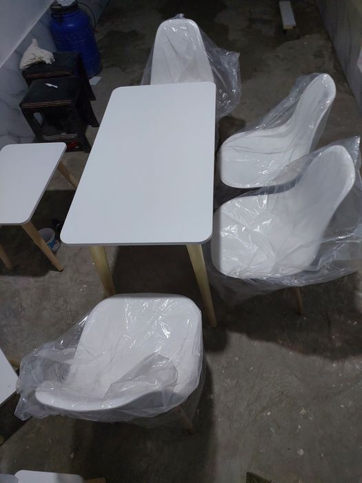 Стол 105/55/75 белый лофт Fitz Eames mebel stol ikea loft мебель стул