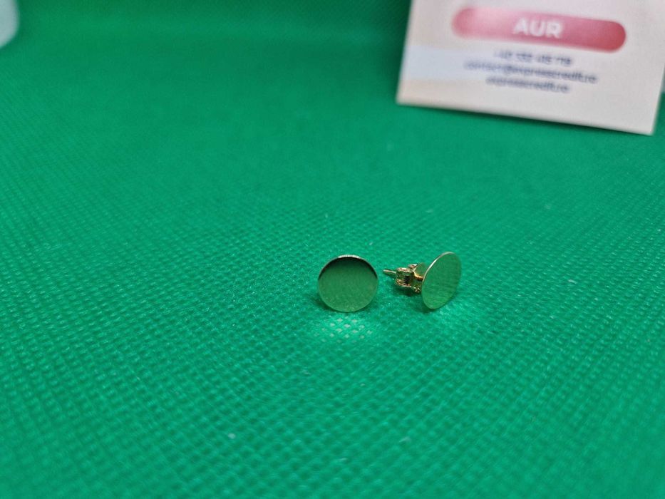 Cercei AUR 14K 1.04g (AG7 Podu Ros B.51464.1) Garantie 2 ani!