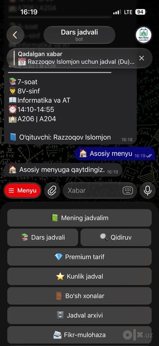 Telegram bot yasash | Buyurtma asosida botlar va CRM tizimlar