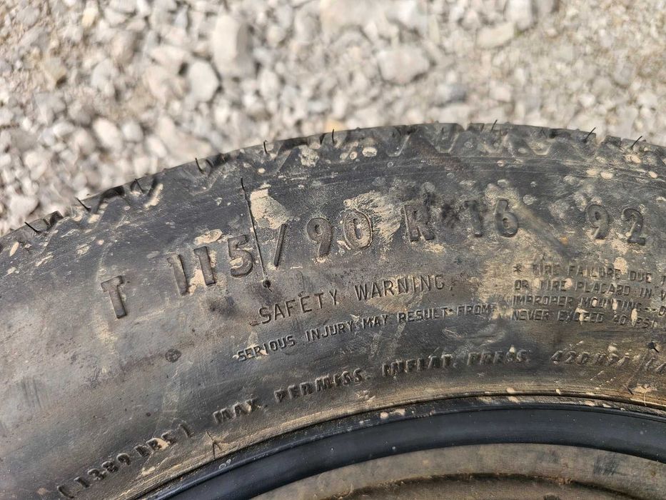 Резервна гума патерица 16 '' за БМВ 5х120