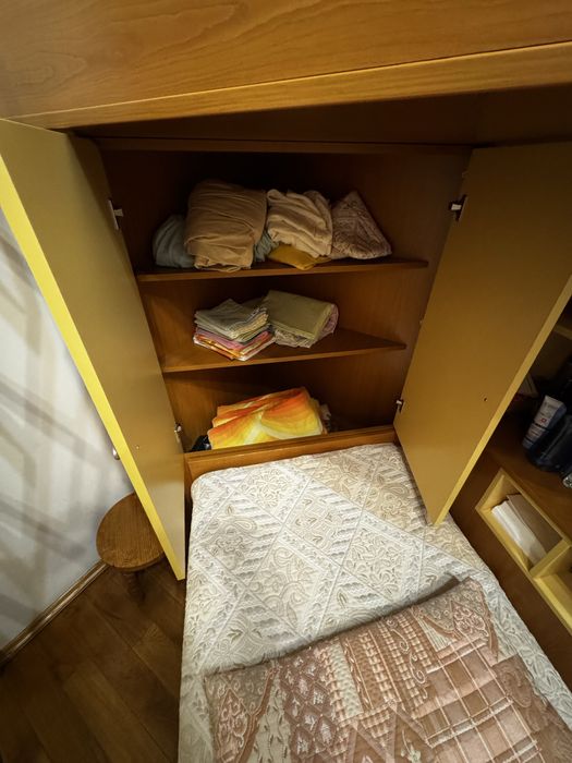 Двуетажно легло с бюро ракла и шкафчета