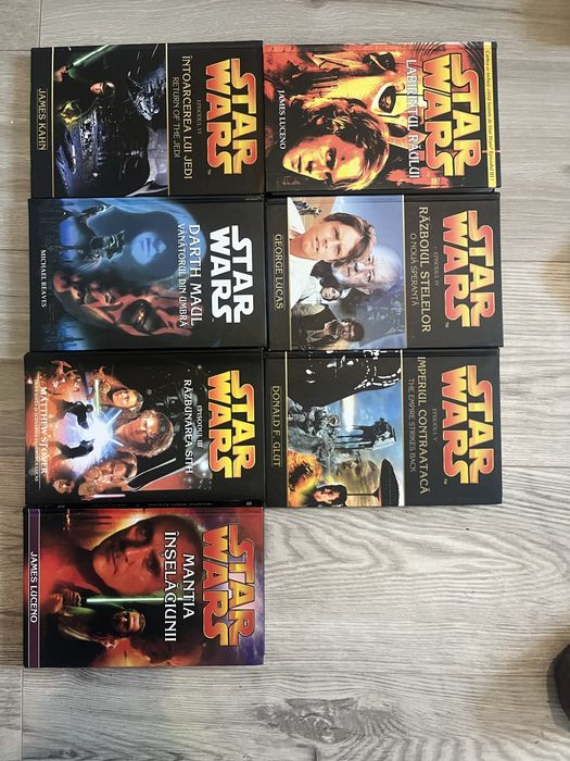 Lot carti Star Wars George Lucas, diferiti autori