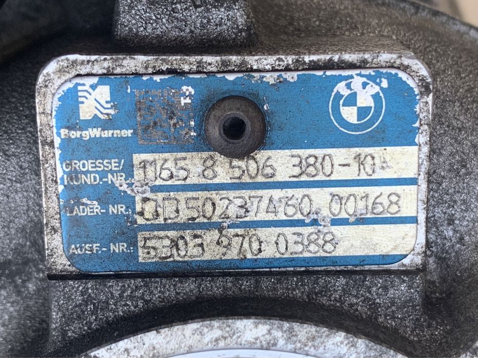 Tubo / Turbina BMW N57D30C , 3.0 381 M50 : 8506380 / 8506381 / 8506382