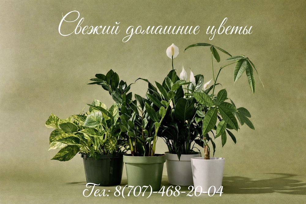 Домашный цветы на выбор