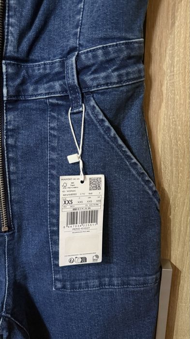 Salopeta denim Mango