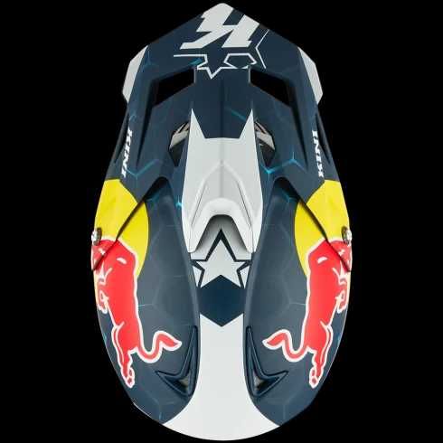 Мотокрос каска KINI RED BULL MXC1 1.0-BLUE/WHITE