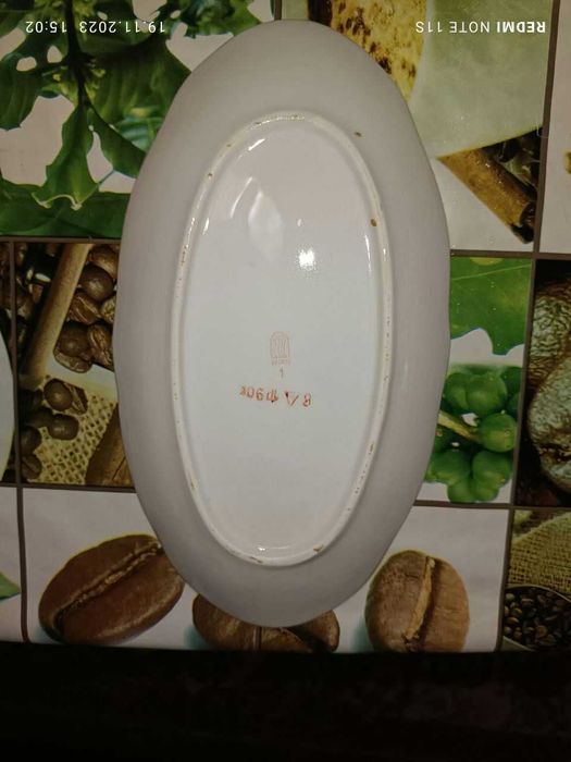 овальное блюдо селедочница