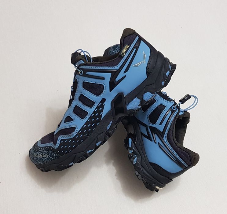 Pantofi munte Salewa Ultra Train Gore-Tex Michelin black blue, Nr. 40