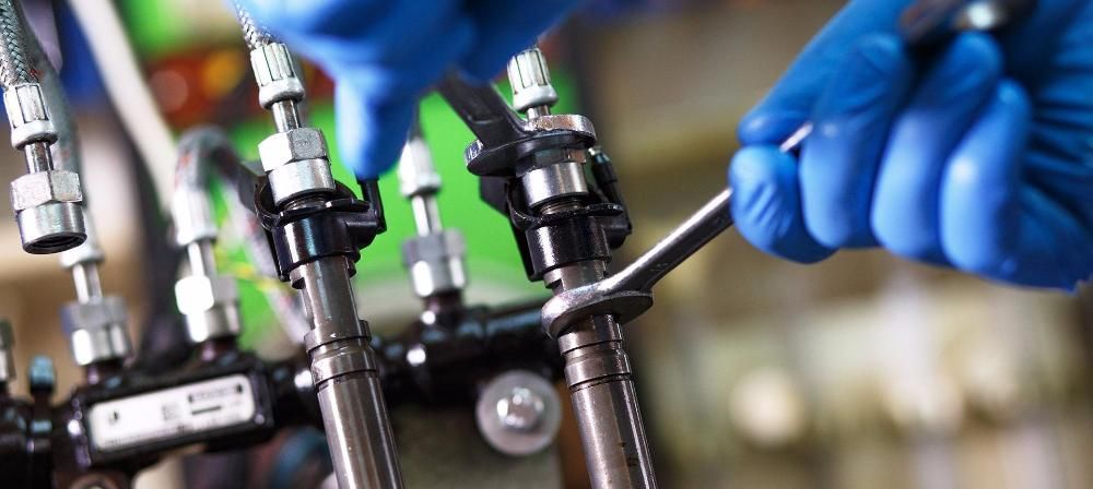 Ремонт на дюза дизел комън рейл инжектори рециклиране дюзи стенд Delph